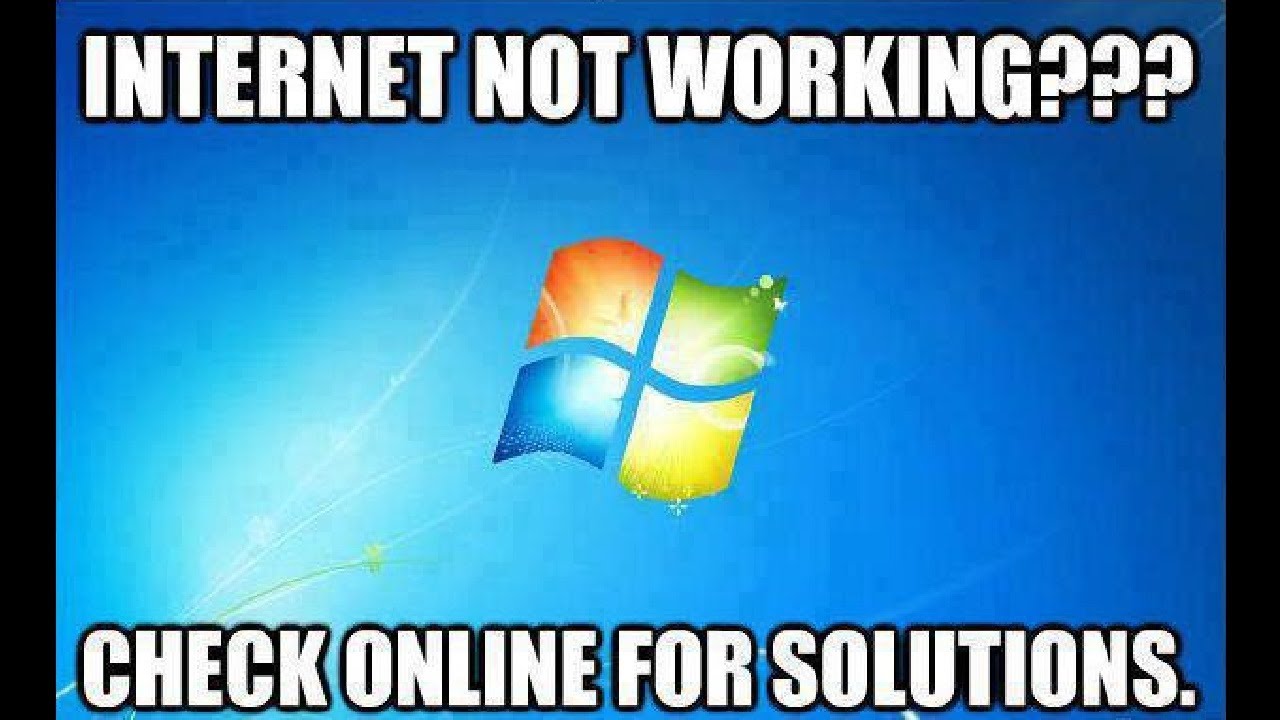 Internet Not Working Check Online For Solution Funny Microsoft Window Meme