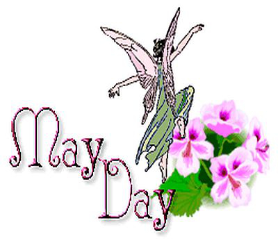 May Day Fairy On Flowers Picture