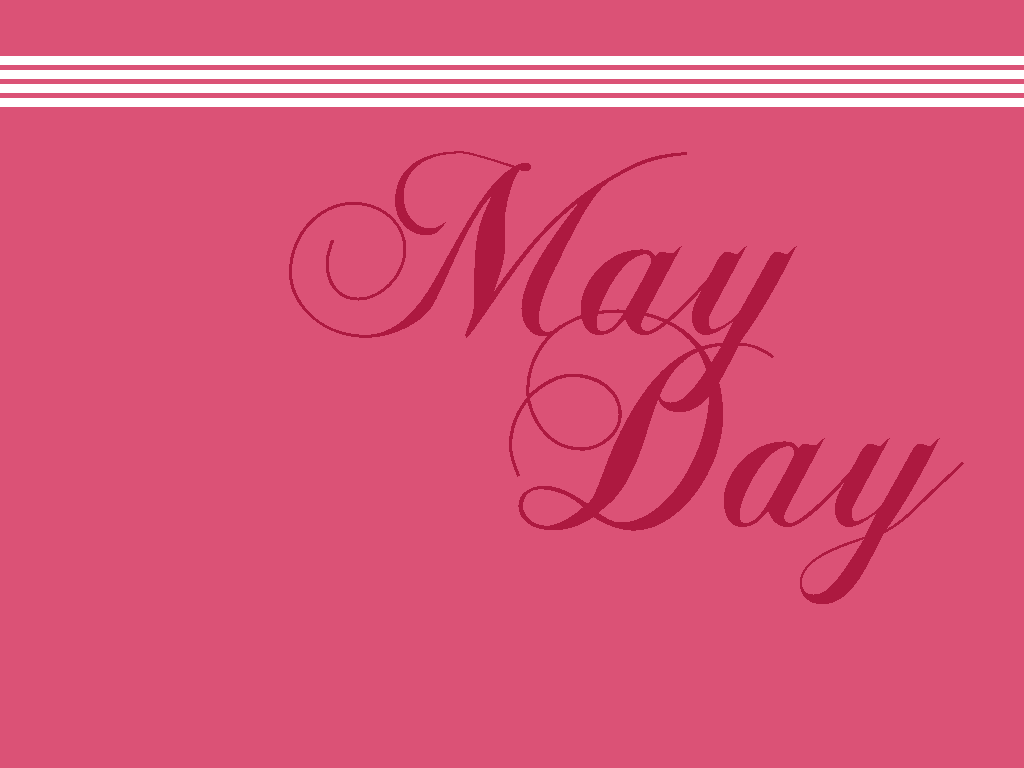 May Day Wishes Clipart Image