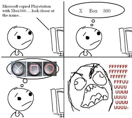 Microsoft Copied Playstation Funny Picture