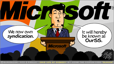 Microsoft Funny Bill Gates Cartoon Image