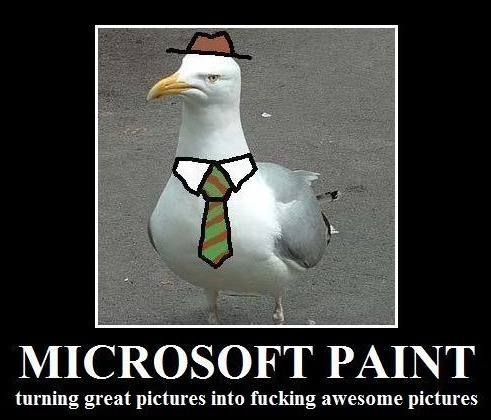 Microsoft Paint Funny Image