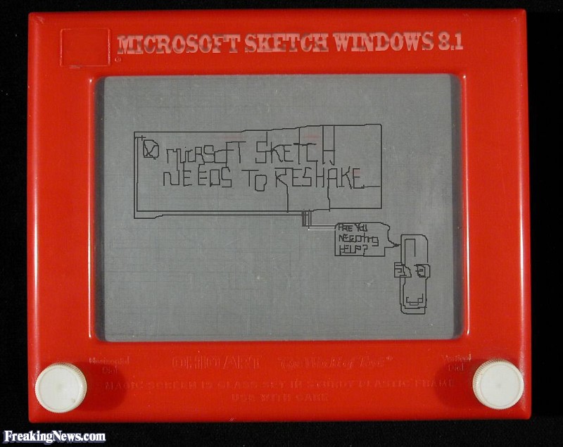 Microsoft Sketch Windows 8.1 Funny Image