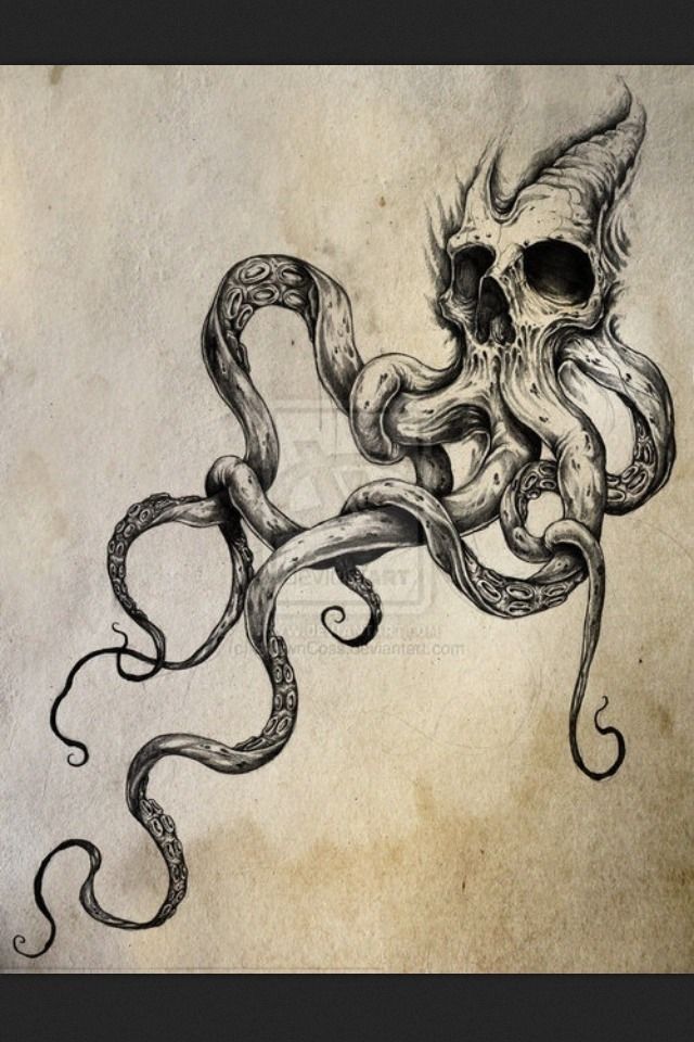 Nice Octopus Tattoo Design