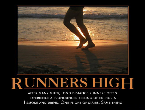 Runners High Funny Image