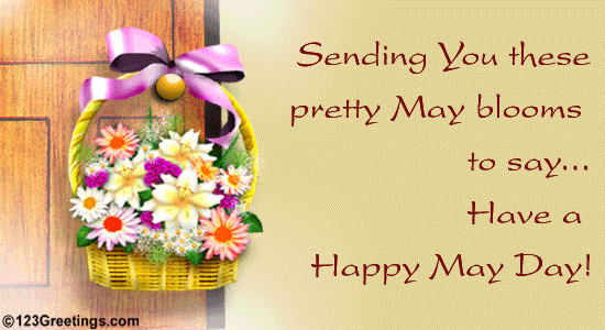 Sending You These Pretty May Blooms To Say Have A Happy May Day