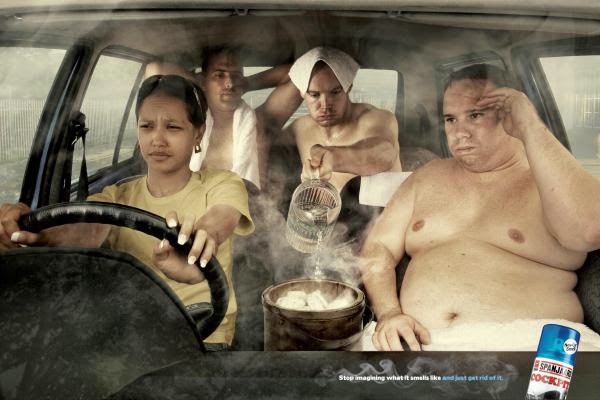 Sweat Guys In Car Funny Image