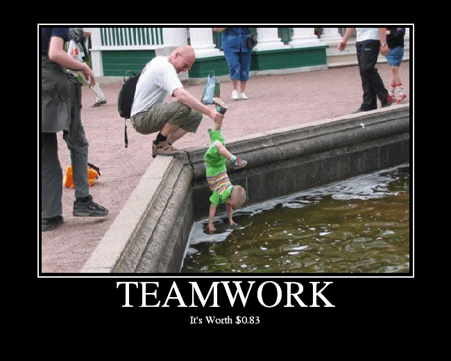 Team Work Funny Image