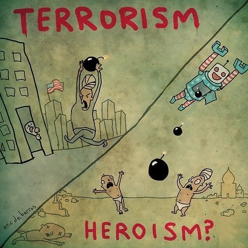 Terrorism Heroism Funny Image