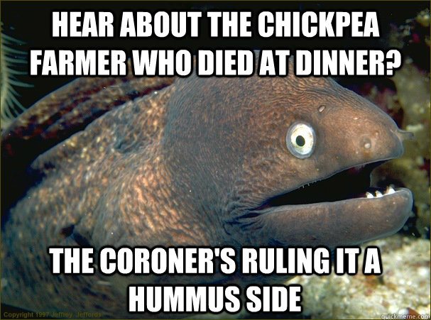 The Coroner's Ruling It A Hummus Side Funny Meme Picture