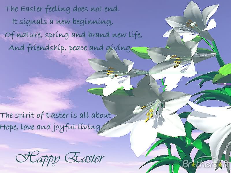 The Spirit Of Easter Is All About Hope, Love And Joyful Living Happy Easter