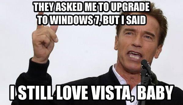 They Asked Me To Upgrade To Windows 7 Funny Play On Words Image