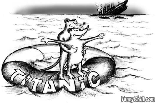 Titanic Funny Drawing Image For Facebook