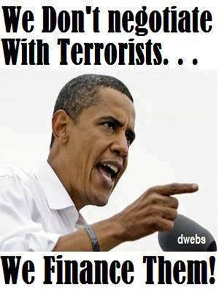 We Don't Negotiate With Terrorists Obama Funny Image