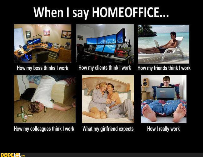 When I Say Homeoffice Funny Work Image