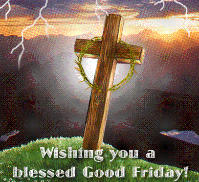 Wishing You A Blessed Good Friday Clipart Photo