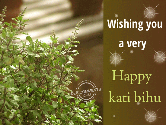 Wishing You A Very Happy Kati Bihu Glitter