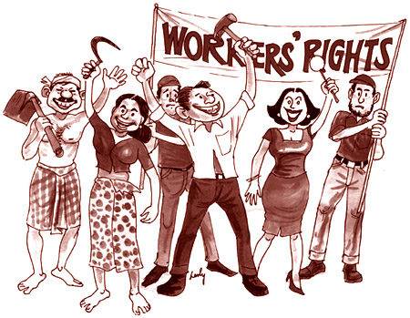 Worker's Rights Happy May Day