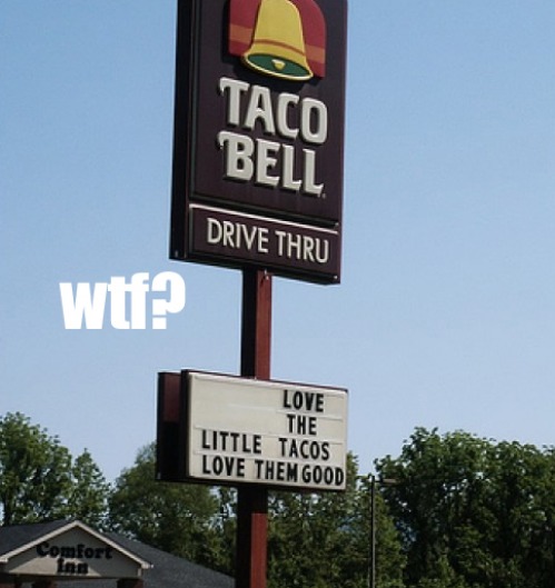 Wtf Funny Taco Bell Drive Thru Image