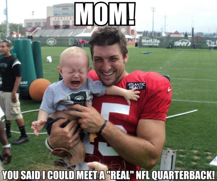 You Said I Could Meet A Real NFL Quarterback Funny Sports Humor Image