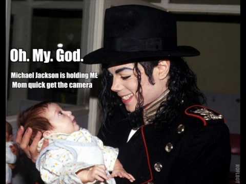 Baby Say Michael Jackson Is Holding Me Mom Quick Get The Camera Funny Picture For Whatsapp