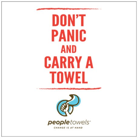 Dont Panic And Carry A Towel Happy Towel Day