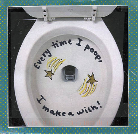 Every Time I Poop I Make A Wish Funny Toilet Picture