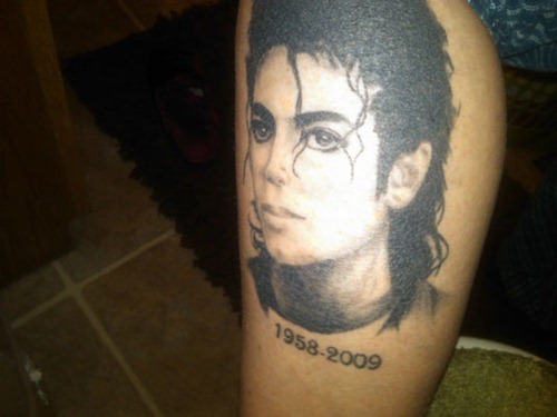 Funny Michael Jackson Tattoos Image