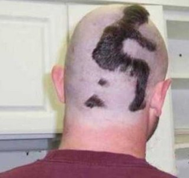 Funny Poop Haircut Man Picture