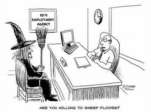 Funny Witch Job Interview Picture For Whatsapp