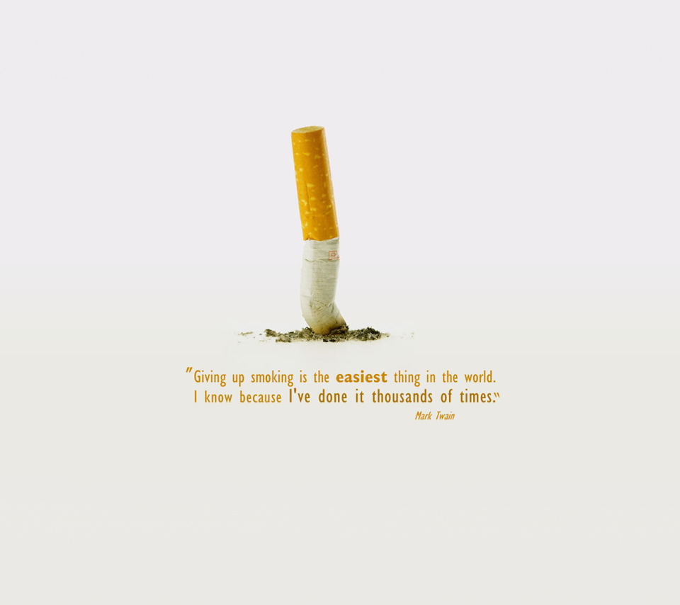 Giving Up Smoke Is The Easiest Thing In The World World No Tobacco Day