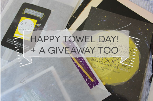 Happy Towel Day A Giveaway Too