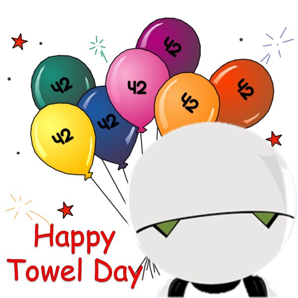 Happy Towel Day Balloons