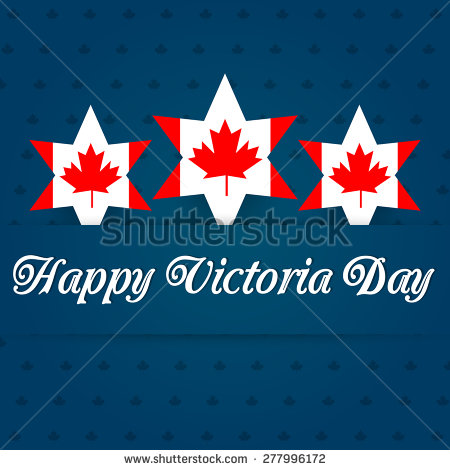 Happy Victoria Day Canada Flag Stars Picture
