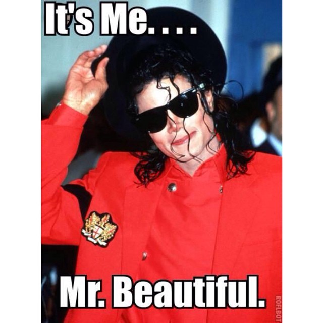 It's Me Mr. Beautiful Funny Michael Jackson Picture