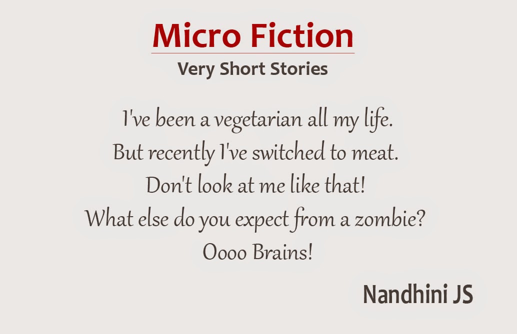 Micro Fiction Funny Menon Stuff Very Short Stories Image
