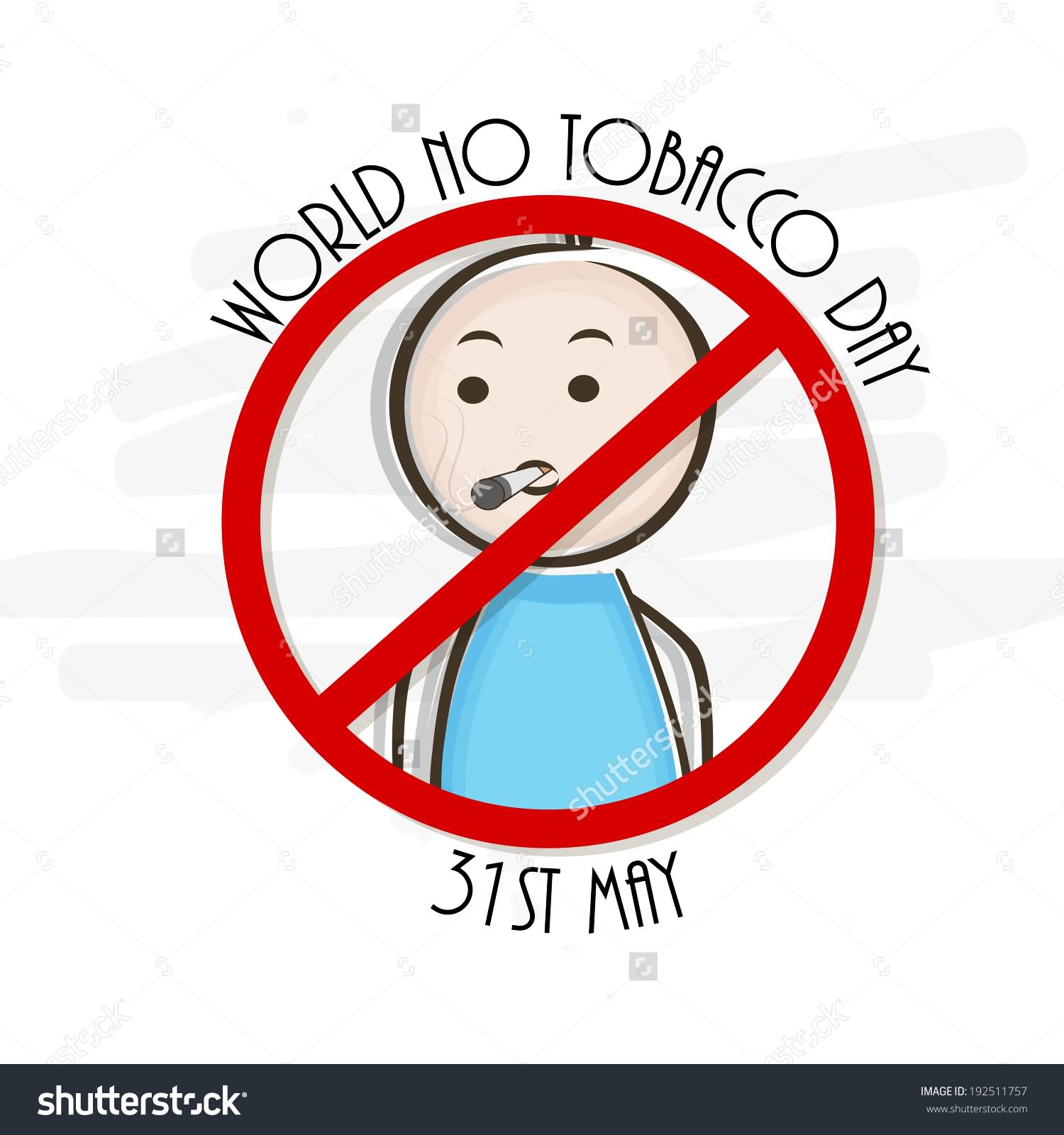 World No Tobacco Day 31st May Clipart