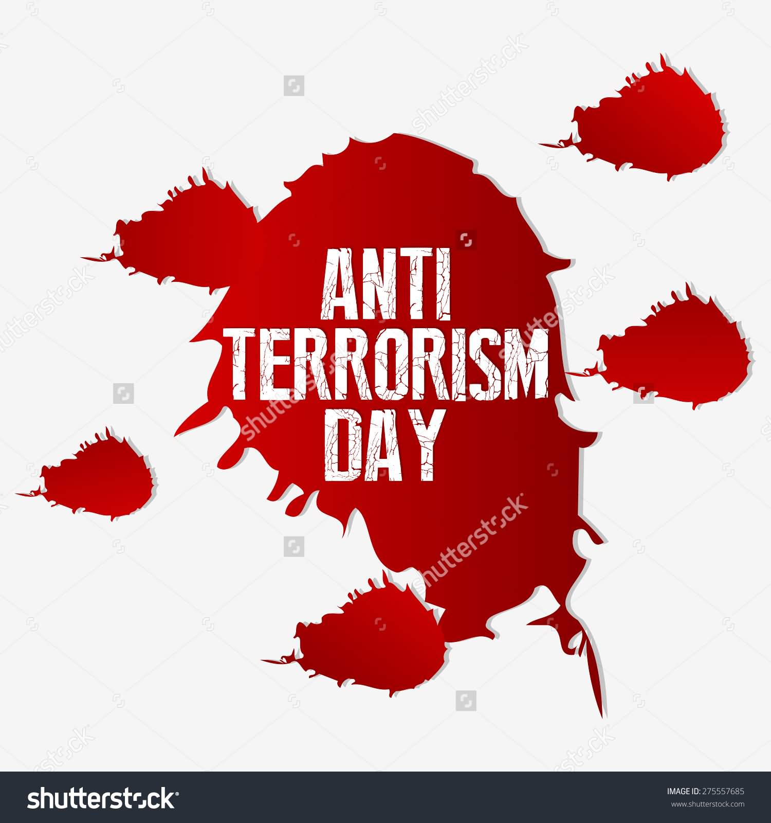 Anti Terrorism Day Blood Spots Picture