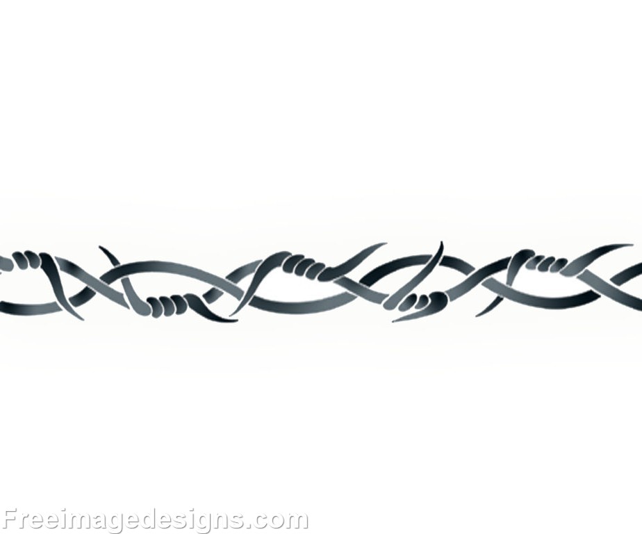 Barbed Armband Tattoo Design For Arm