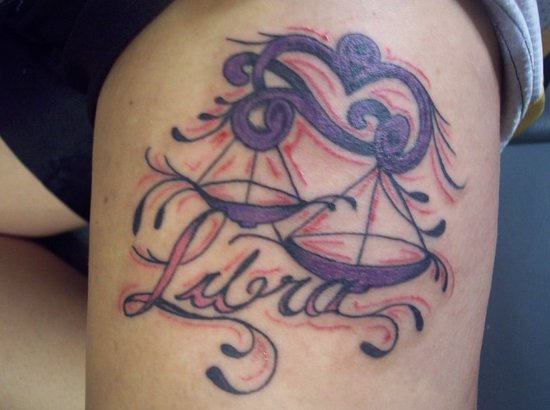 Beautiful Libra Tattoo