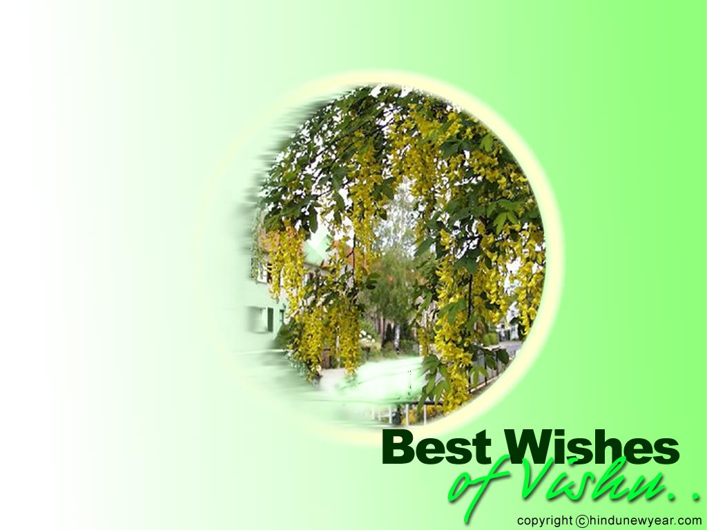 Best Wishes Of Vishu Wallpaper