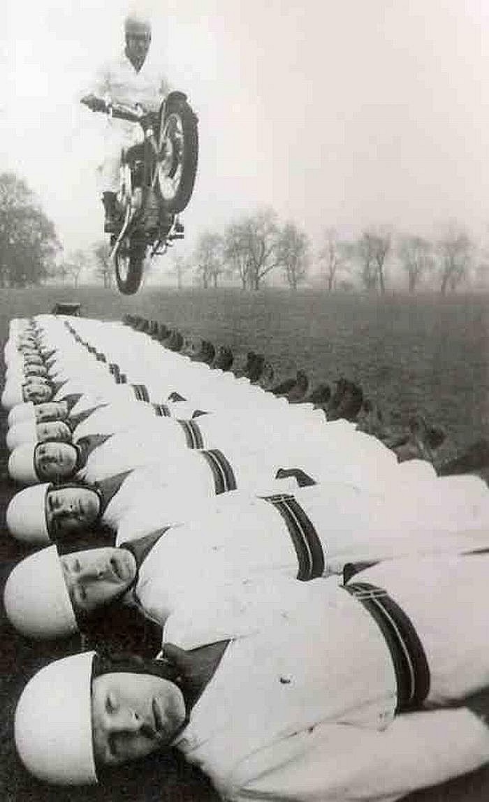 Bike Stunt Funny Black And White Picture For Facebook