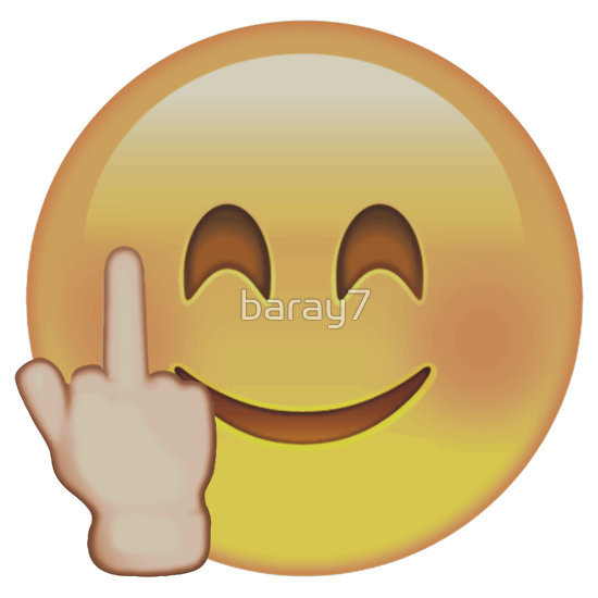 Emoji Flip Off Funny Picture Whatsapp