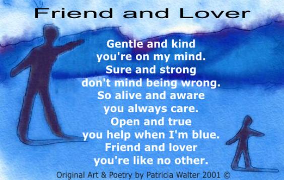 Friend And Lover Poem Funny Image