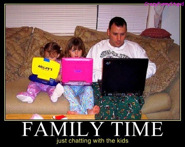 Funny Crazy Family Time Image