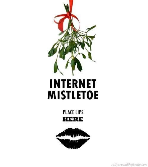 Funny Internet Mistletoe Picture For Facebook