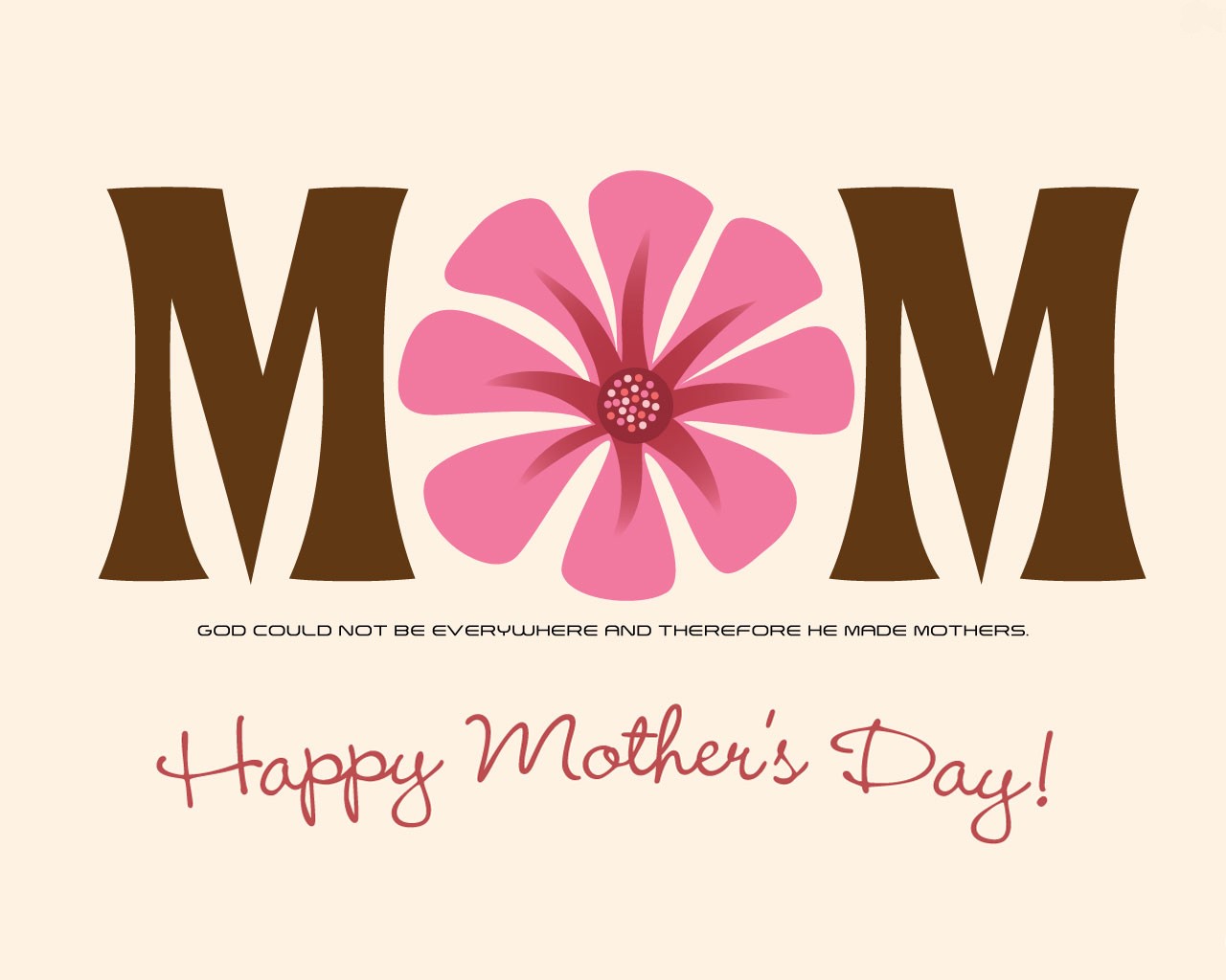 God Could Not Be Everywhere And Therefore He Made Mothers Happy Mother’s Day