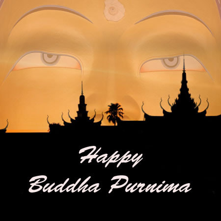 Happy Buddha Purnima Lord Buddha Eyes Picture