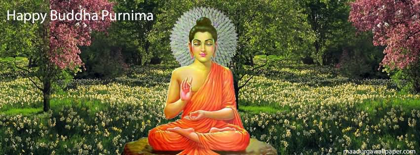 Happy Buddha Purnima Wishes Facebook Cover Picture