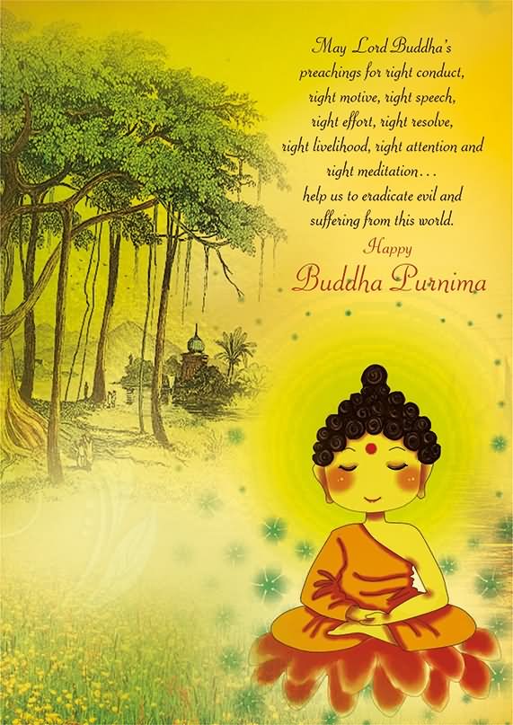 Happy Buddha Purnima Wishes Image For Facebook